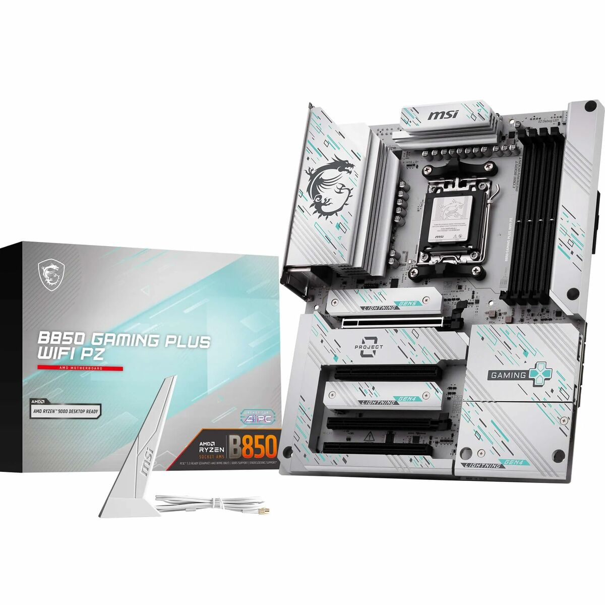 Afbeeldingen van Motherboard MSI B850 GAMING PLUS WIFI PZ
