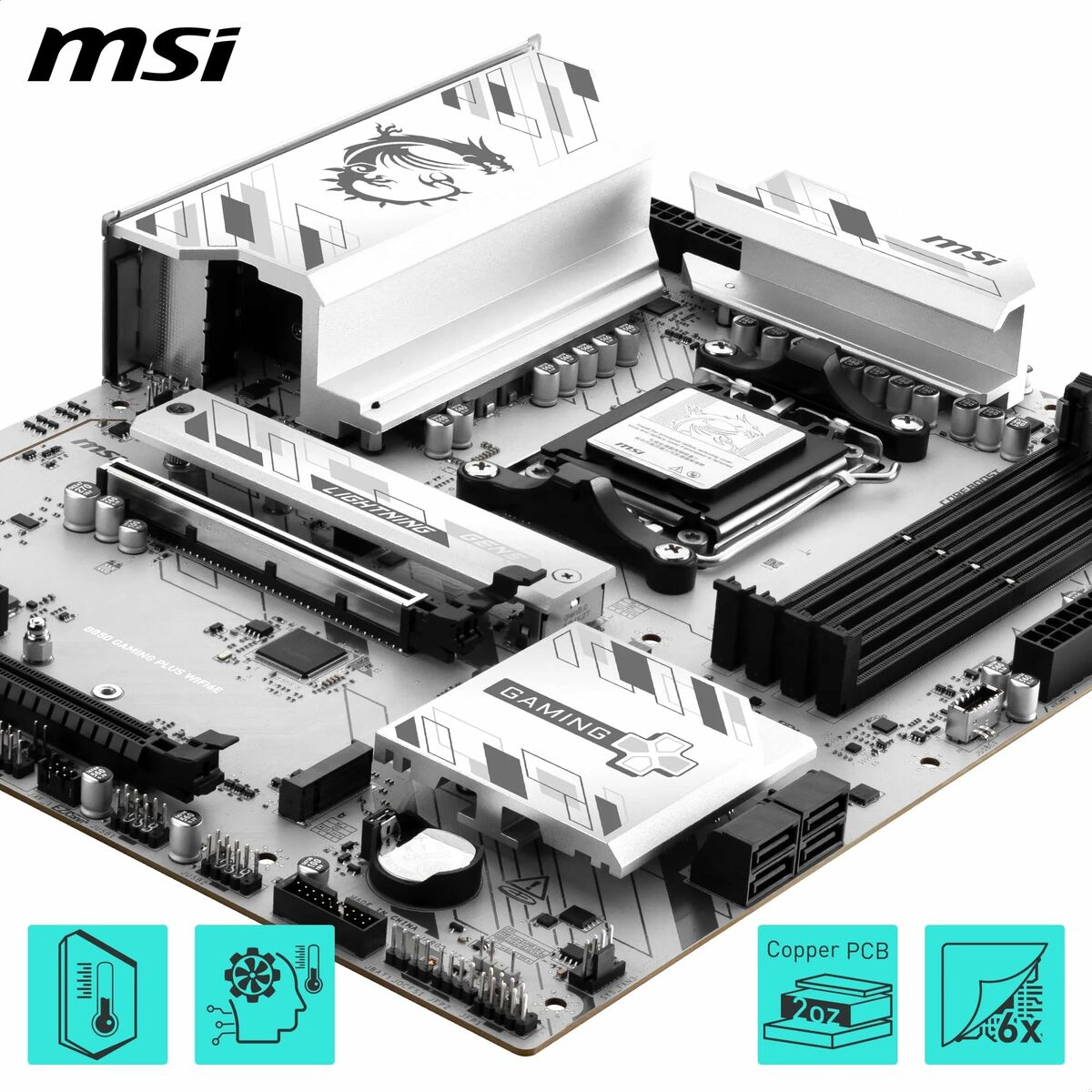 Afbeeldingen van Motherboard MSI 911-7E80-001 AMD B850 AMD AM5