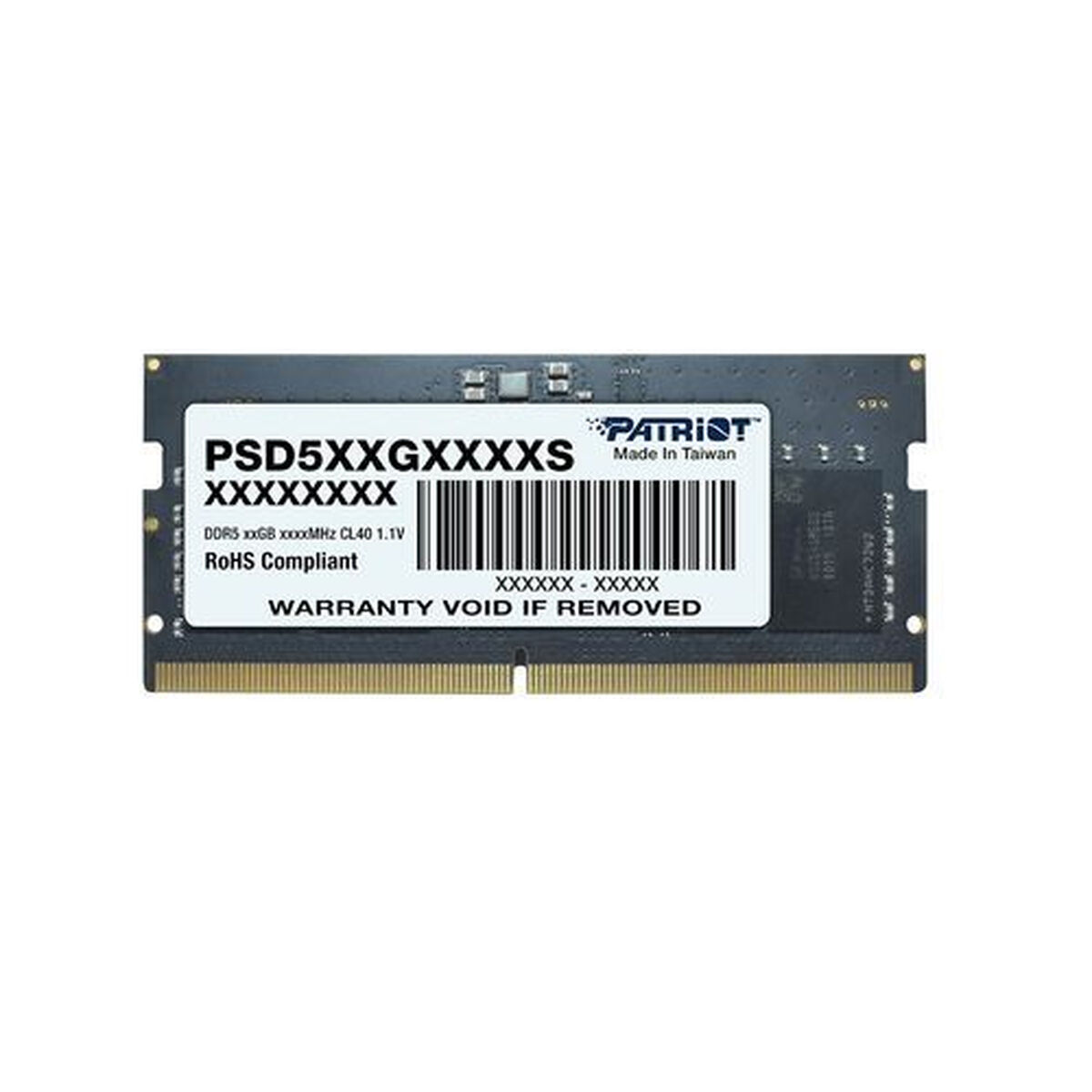 Mémoire RAM Patriot Memory PSD516G560081S DDR5 16 GB CL46