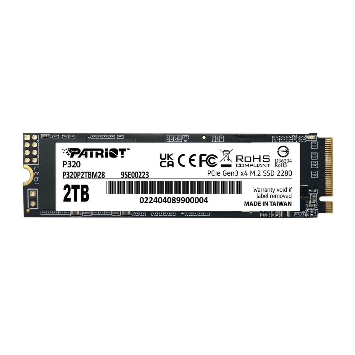 Afbeeldingen van Hard Drive Patriot Memory P320P2TBM28 2 TB SSD