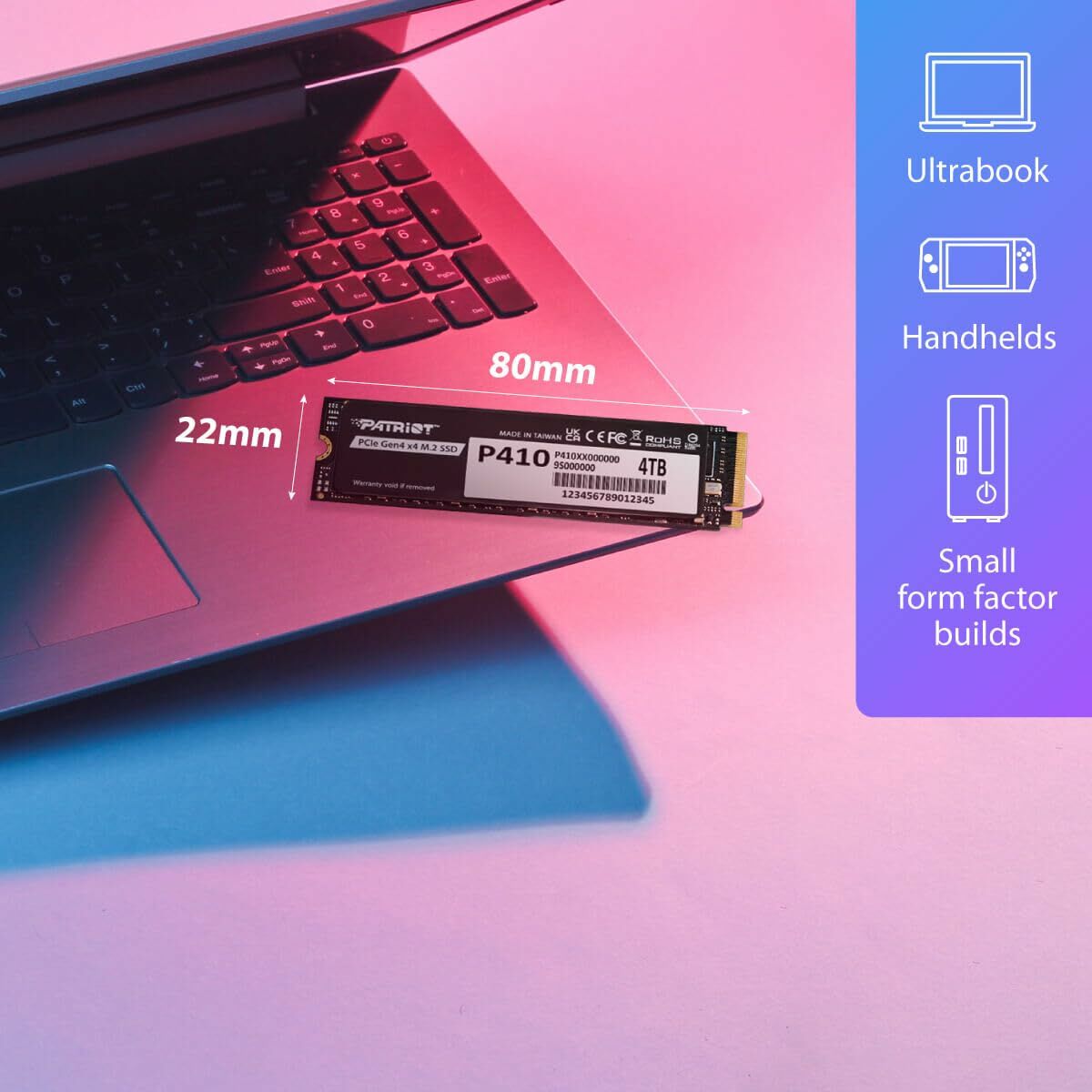 Afbeeldingen van Hard Drive Patriot Memory Viper P410 1 TB SSD