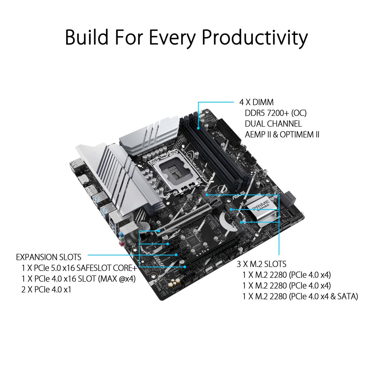 Afbeeldingen van Motherboard Asus PRIME Z790M-PLUS LGA 1700