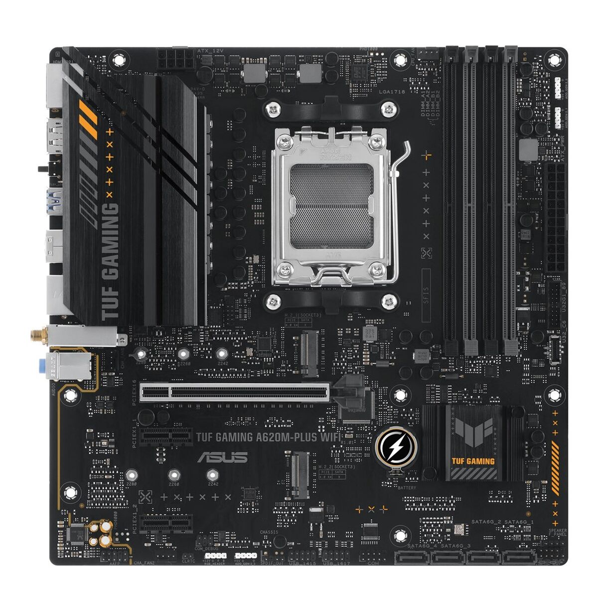 Bild von Motherboard Asus TUF GAMING A620M-PLUS WIFI AMD AM5 AMD