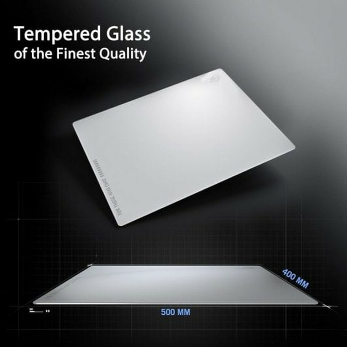 Afbeeldingen van Mouse Mat Asus ROG Moonstone Ace L White