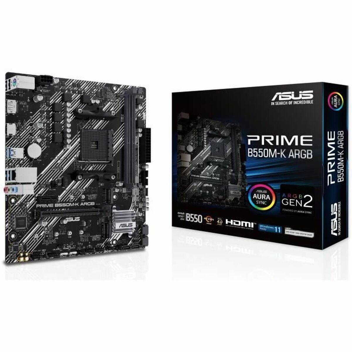 Afbeeldingen van Motherboard Asus AMD AM4 AMD B550 AMD