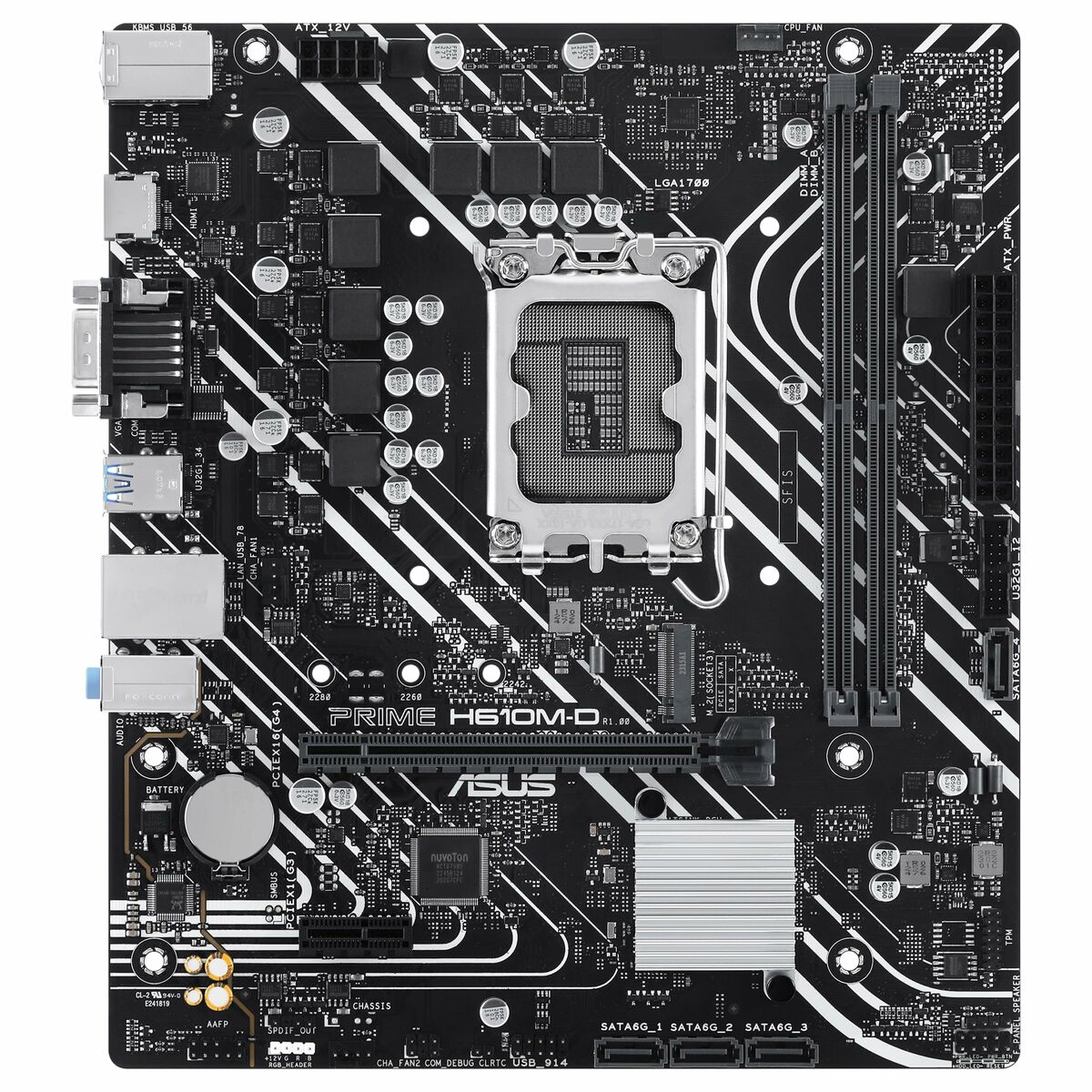 Image de Carte Mère Asus PRIME H610M-D H610 LGA 1700