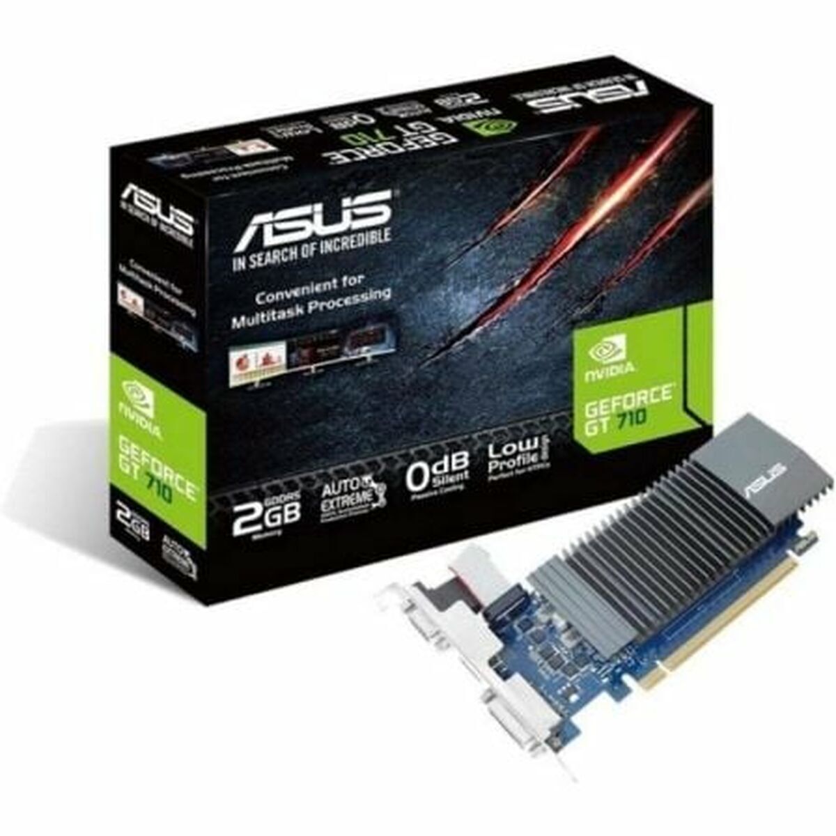 Obrazek Graphics card Asus 90YV0ALA-M0NA00 NVIDIA GeForce GT 710 GDDR5