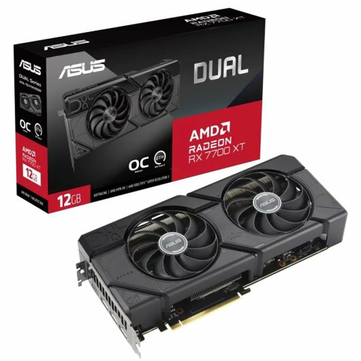 Scheda Grafica Asus 90YV0JZ0-M0NA00 AMD RADEON RX 7700 XT GDDR6 12 GB