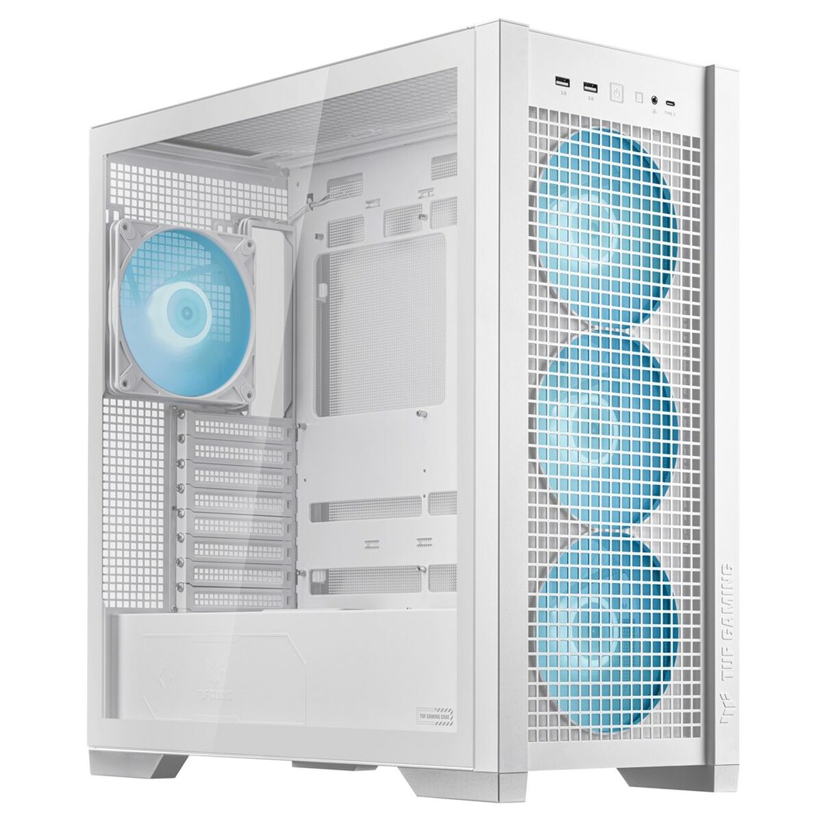 Picture of ATX Semi-tower Box Asus TUF GAMING GT302 TG ARGB White