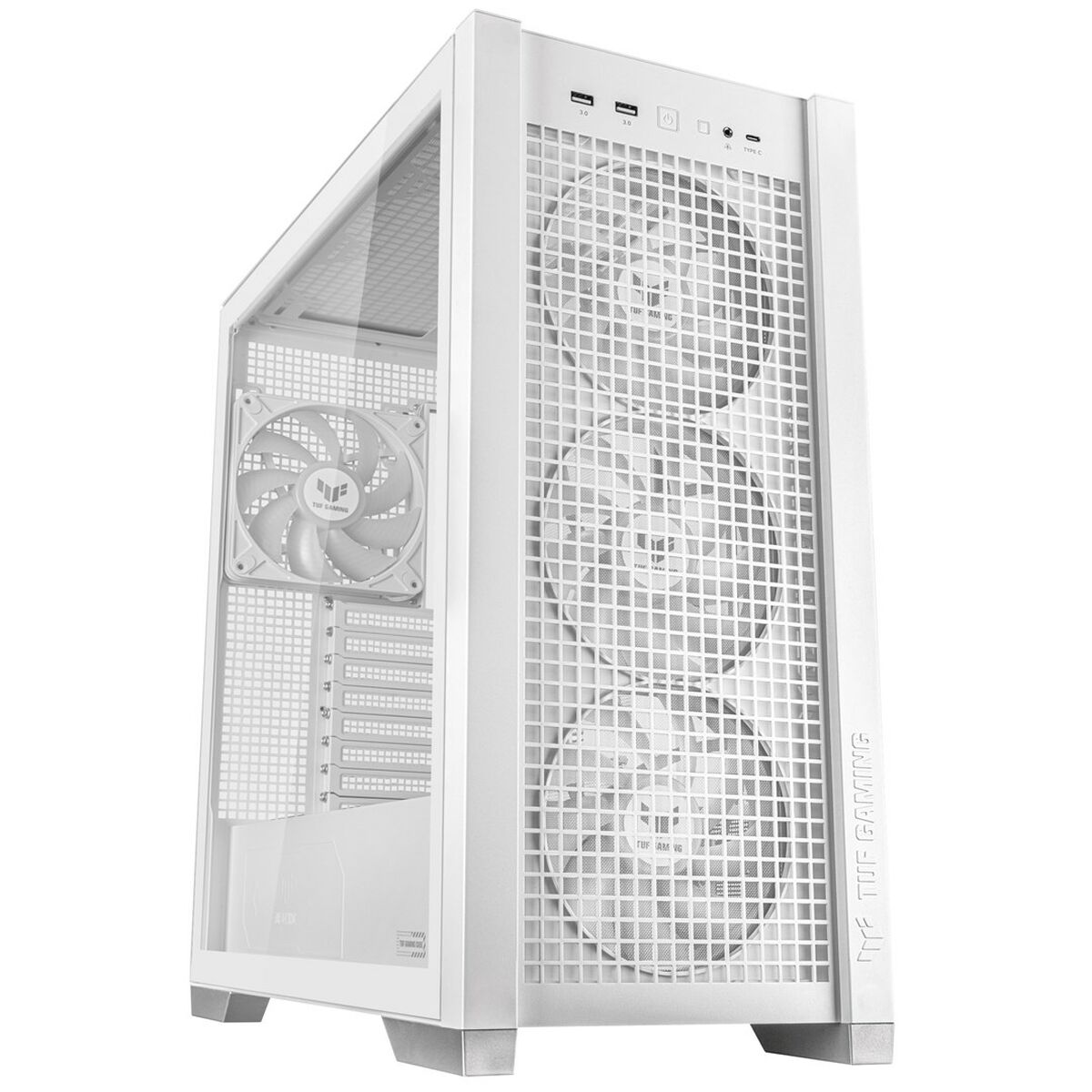 Picture of ATX Semi-tower Box Asus TUF GAMING GT302 TG ARGB White