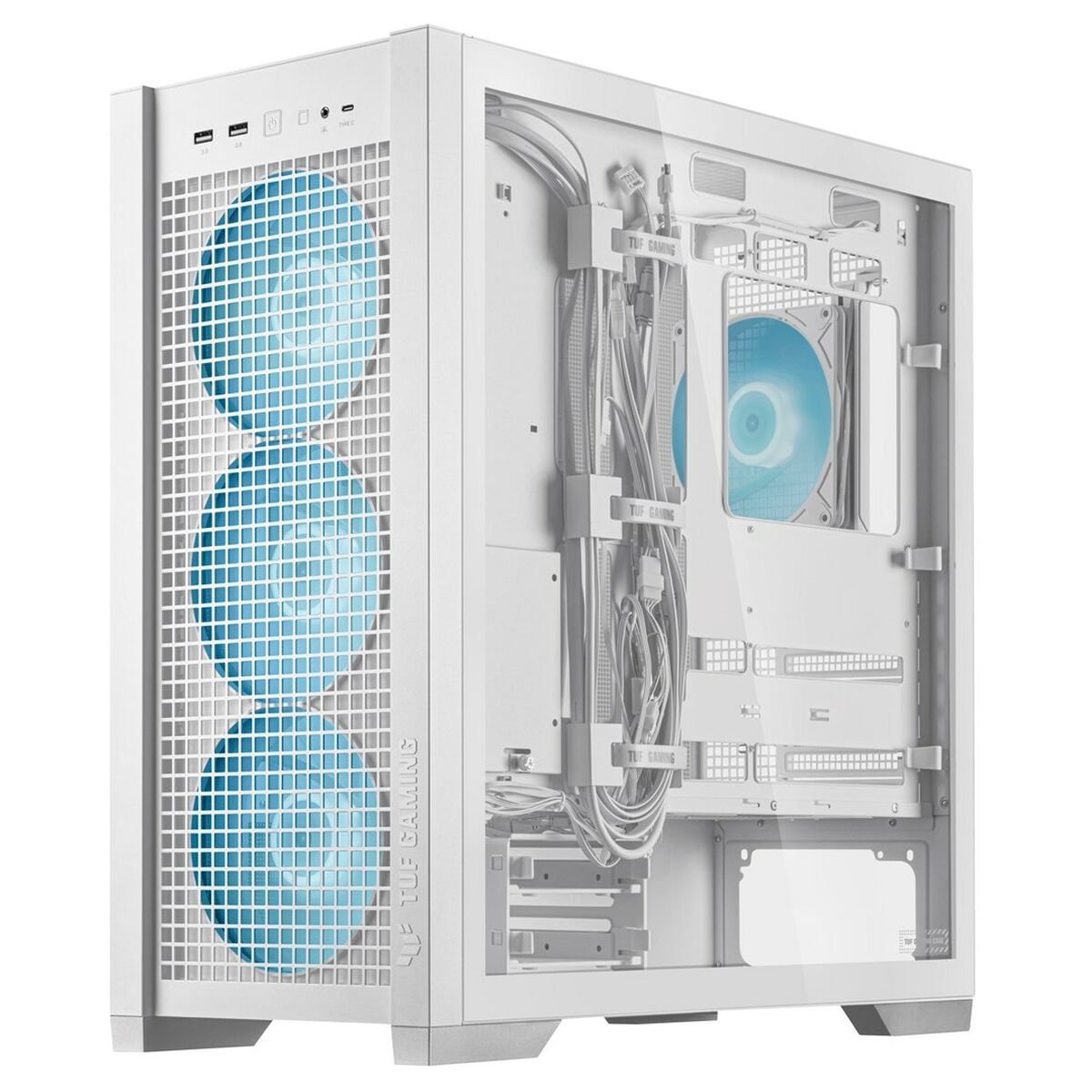 Afbeeldingen van ATX Semi-tower Box Asus TUF GAMING GT302 TG ARGB White Multicolour