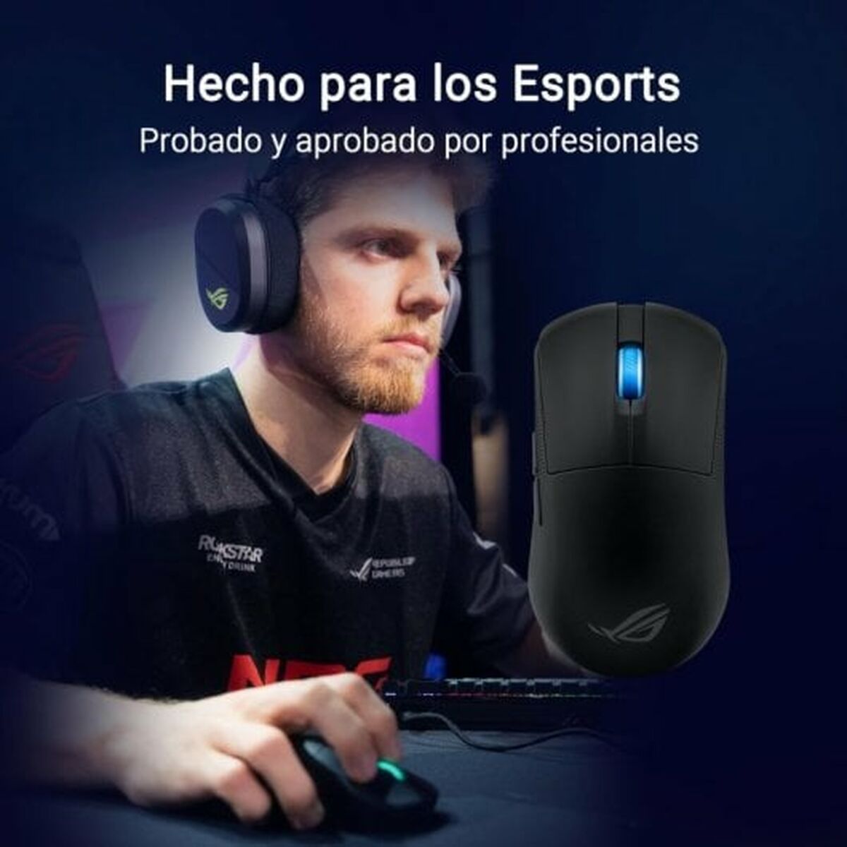 Mouse Ottico Wireless Asus Nero