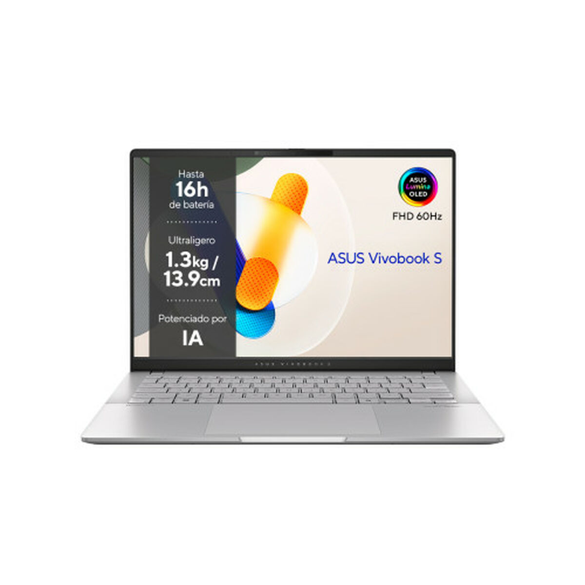 Afbeeldingen van Laptop Asus 90NB14P1-M004W0 14" AMD Ryzen AI 9 HX 370 32 GB RAM 1 TB SSD Spanish Qwerty