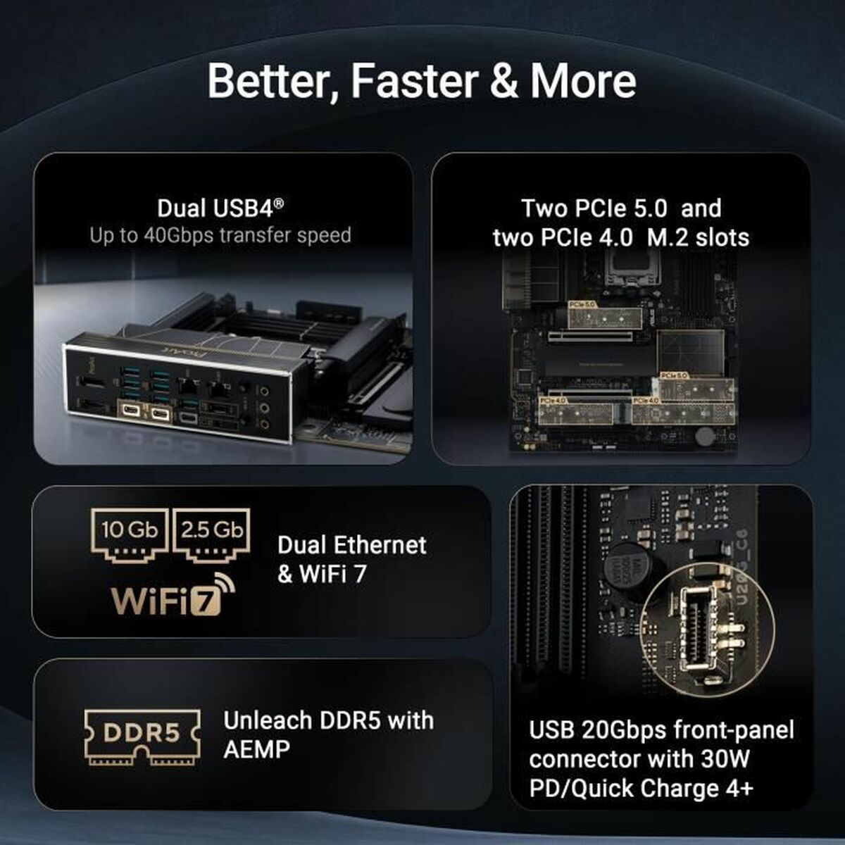Afbeeldingen van Motherboard Asus AMD AM5 AMD AMD X870E