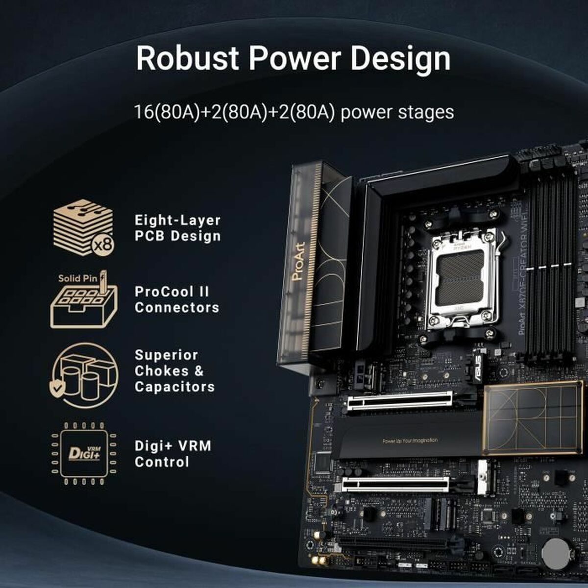 Afbeeldingen van Motherboard Asus AMD AM5 AMD AMD X870E
