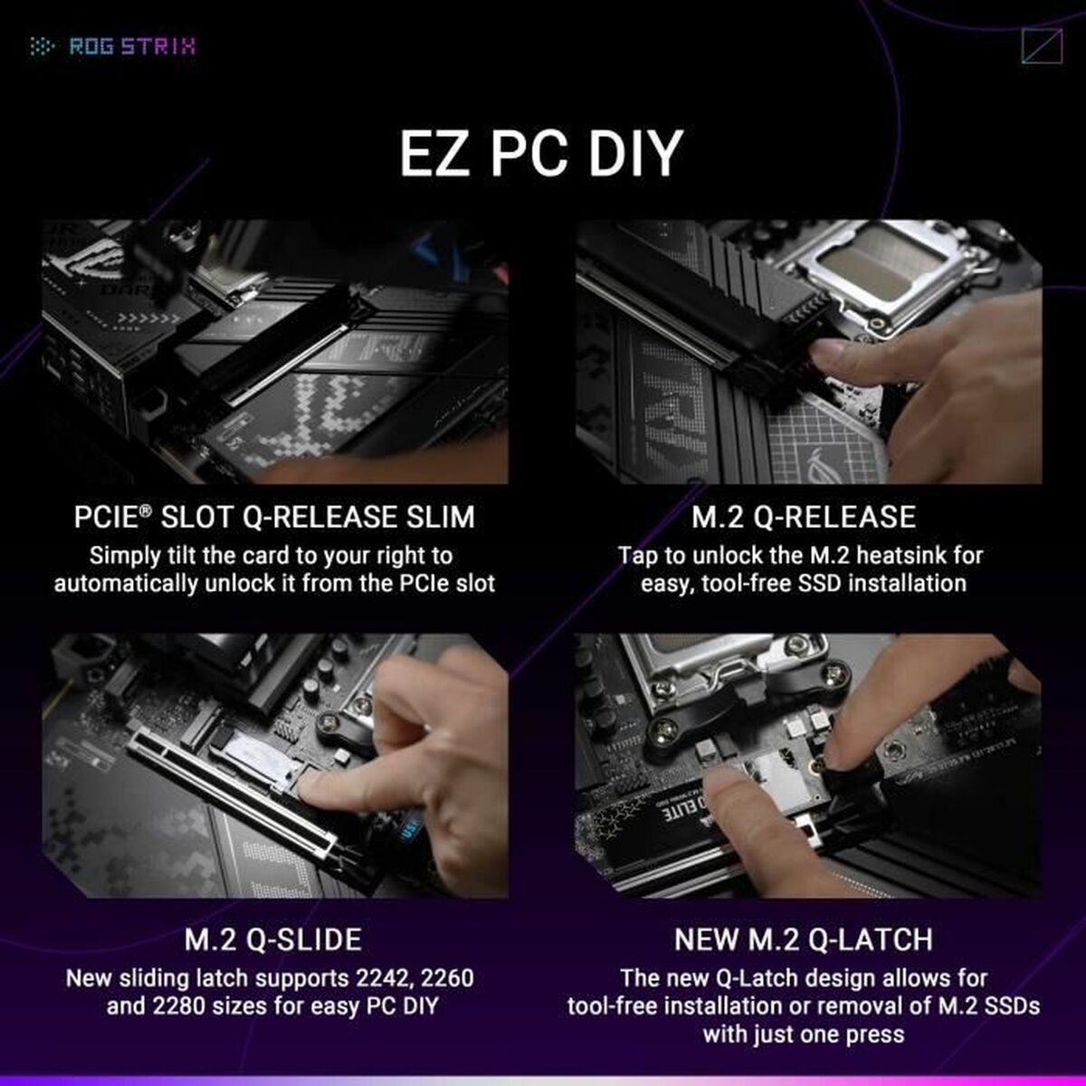 Afbeeldingen van Motherboard Asus STRIX X870-F GAMING WIFI AMD AM5 AMD