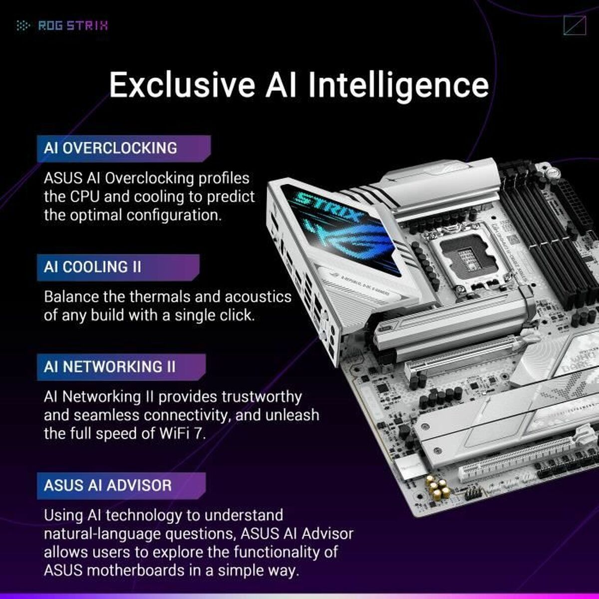 Afbeeldingen van Motherboard Asus STRIX Z890-A GAMING WIFI LGA 1851