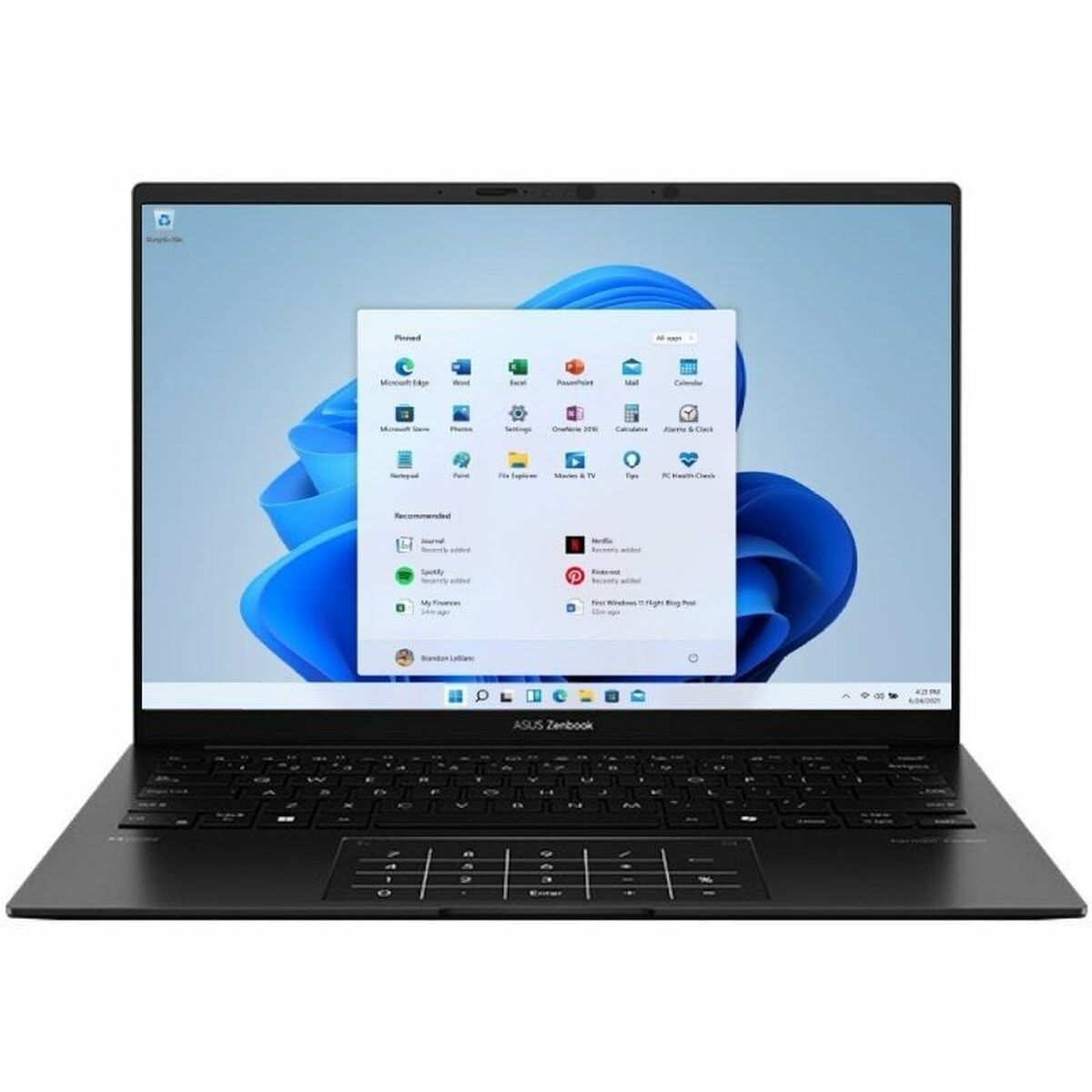 Afbeeldingen van Laptop Asus ZenBook 14 OLED UM3406KA-QD074W 17" 16 GB RAM 512 GB SSD Spanish Qwerty