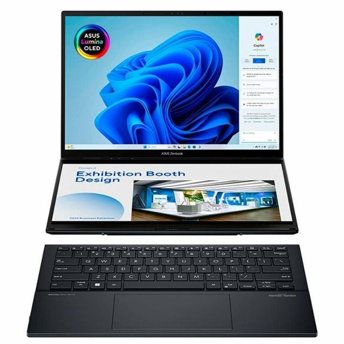 Afbeeldingen van Laptop 2-in-1 Asus ZenBook Duo OLED UX8406CA-PZ152W 14" Spanish Qwerty 1 TB SSD