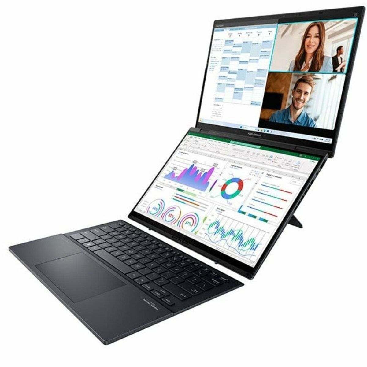 Afbeeldingen van Laptop 2-in-1 Asus ZenBook Duo OLED UX8406CA-PZ152W 14" Spanish Qwerty 1 TB SSD