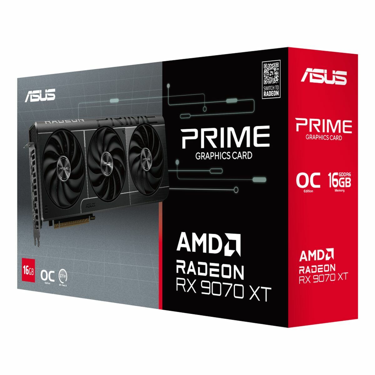 Picture of Graphics card Asus 90YV0L71-M0NA00 radeon rx 9070 xt 16 GB GDDR6