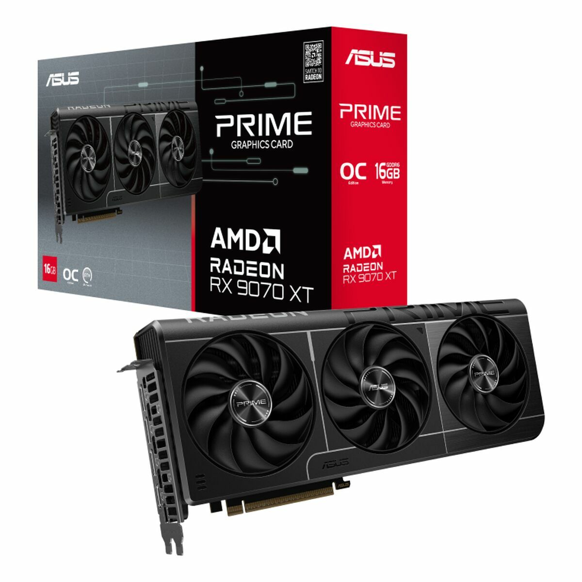 Picture of Graphics card Asus 90YV0L71-M0NA00 radeon rx 9070 xt 16 GB GDDR6