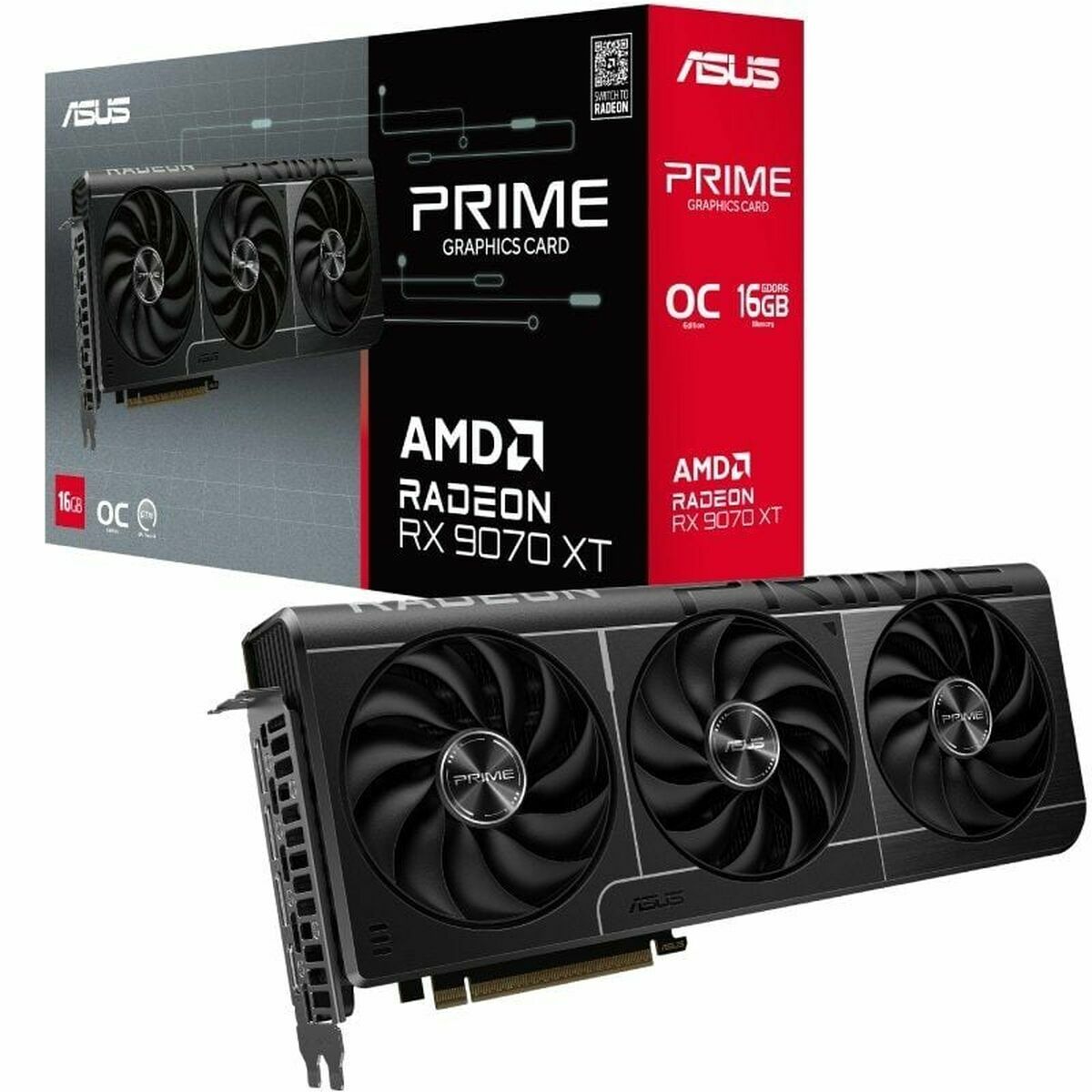Picture of Graphics card Asus 90YV0L71-M0NA00 radeon rx 9070 xt 16 GB GDDR6