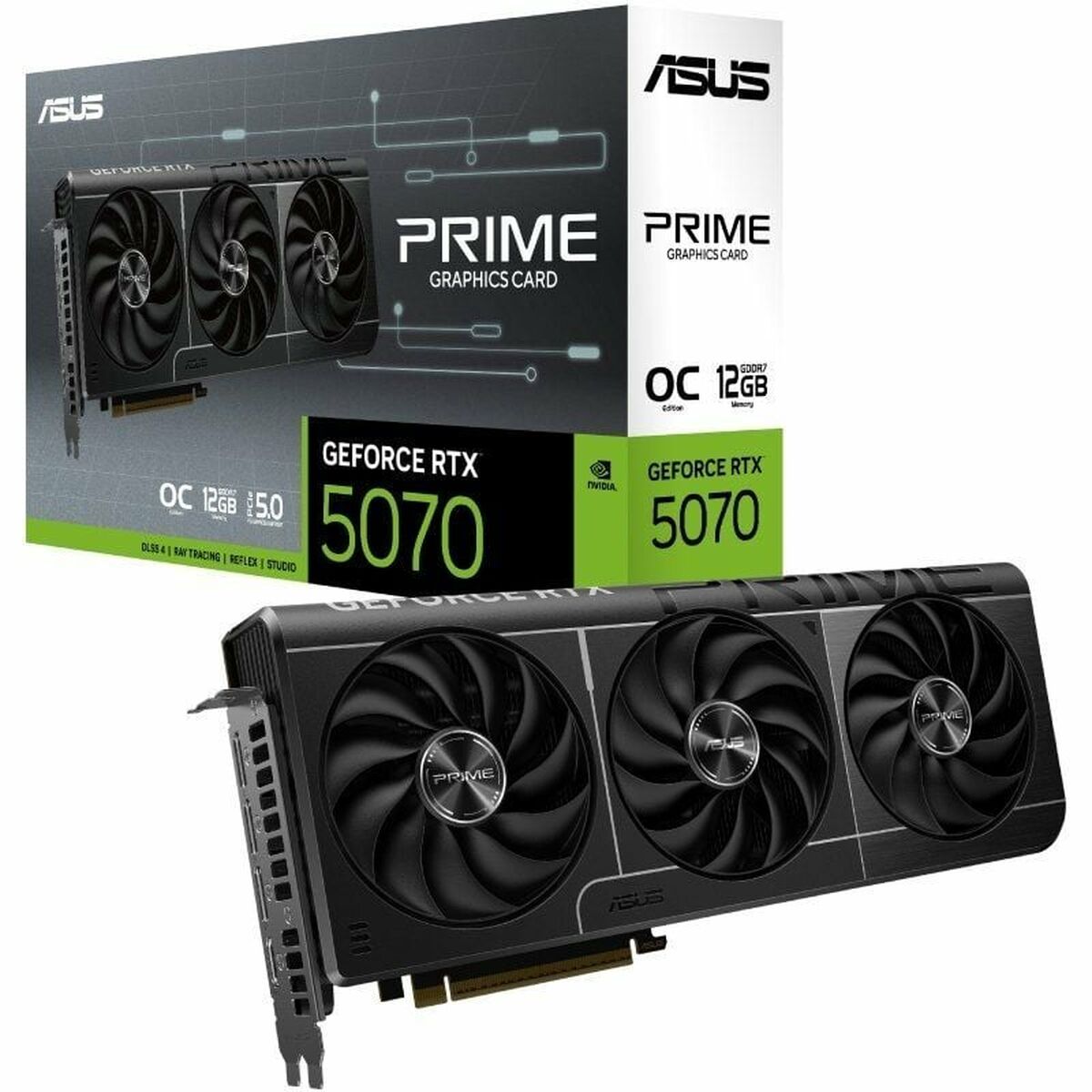 Image de Graphics card Asus 90YV0M10-M0NA00 nvidia geforce rtx 5070 12 GB 16 GB GDDR6X