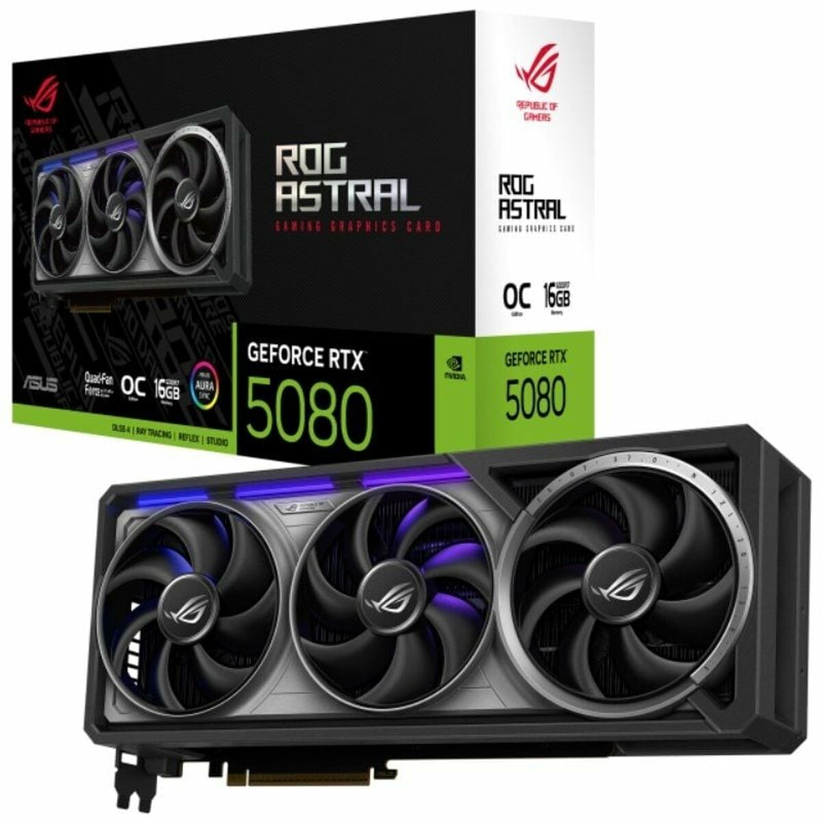 Kép Graphics card Asus ROG Astral GEFORCE RTX 5080 16 GB GDDR6 GDDR7