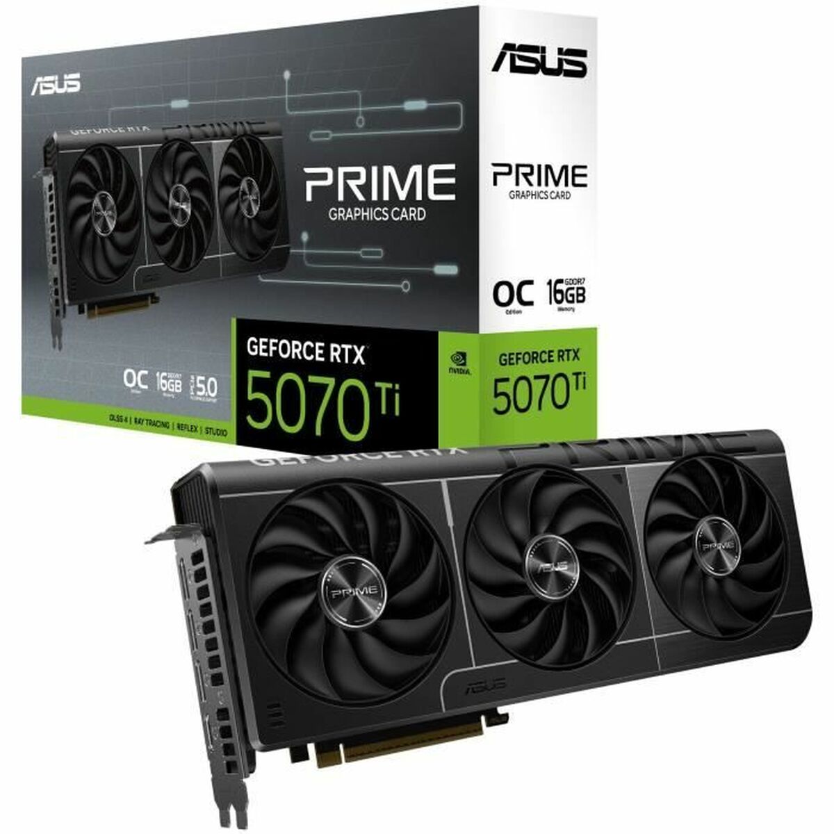 Afbeeldingen van Graphics card Asus nvidia geforce rtx 5070 ti 16 GB GDDR6 GDDR6X