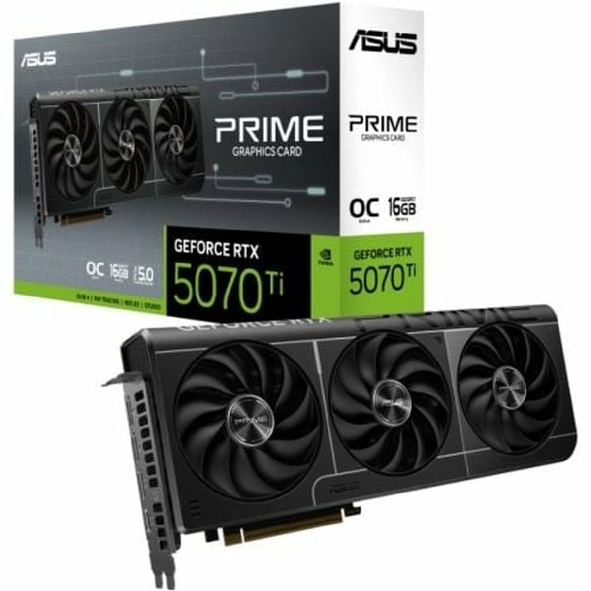 Picture of Graphics card Asus 90YV0MF0-M0NA00 nvidia geforce rtx 5070 ti 16 GB GDDR6 GDDR6X