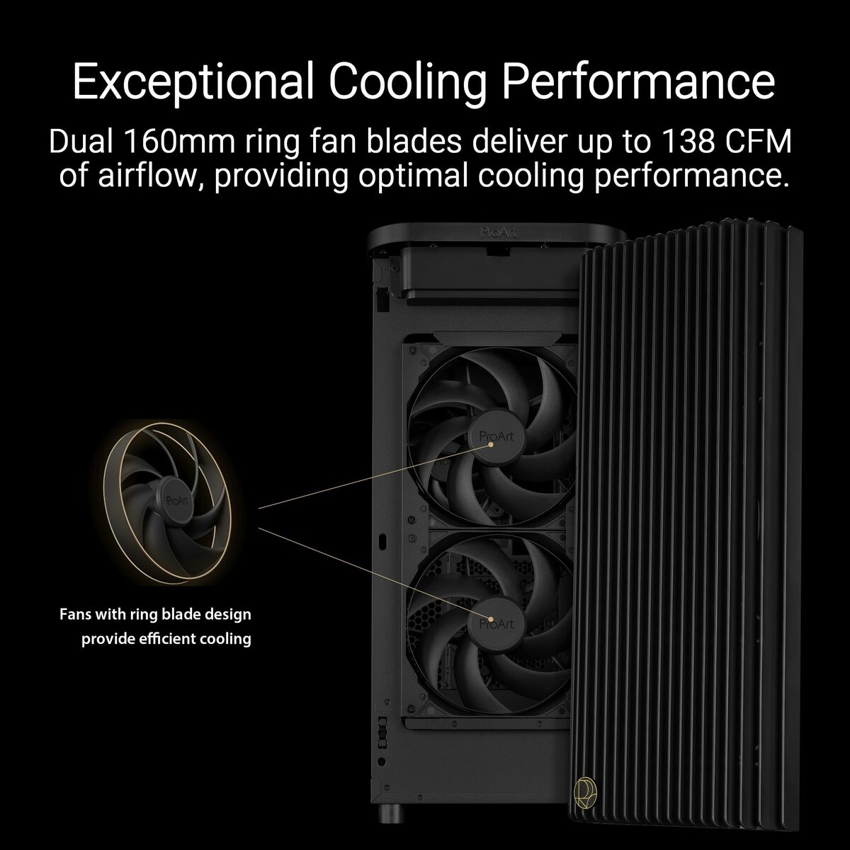 Picture of ATX Semi-tower Box Asus ProArt PA401 Black