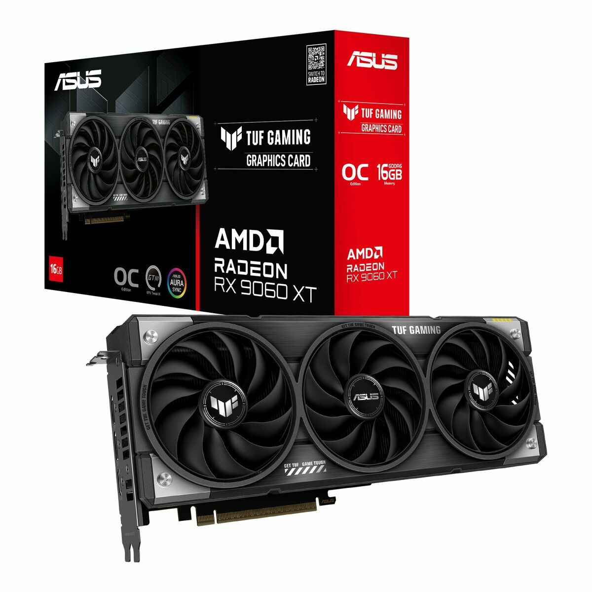 Kép Graphics card Asus 90YV0LF0-M0NA00 RADEON RX 9060 XT 16 GB GDDR6