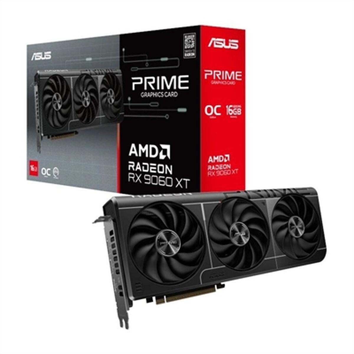 Afbeeldingen van Graphics card Asus 90YV0LF1-M0NA00 RADEON RX 9060 XT 16 GB GDDR6