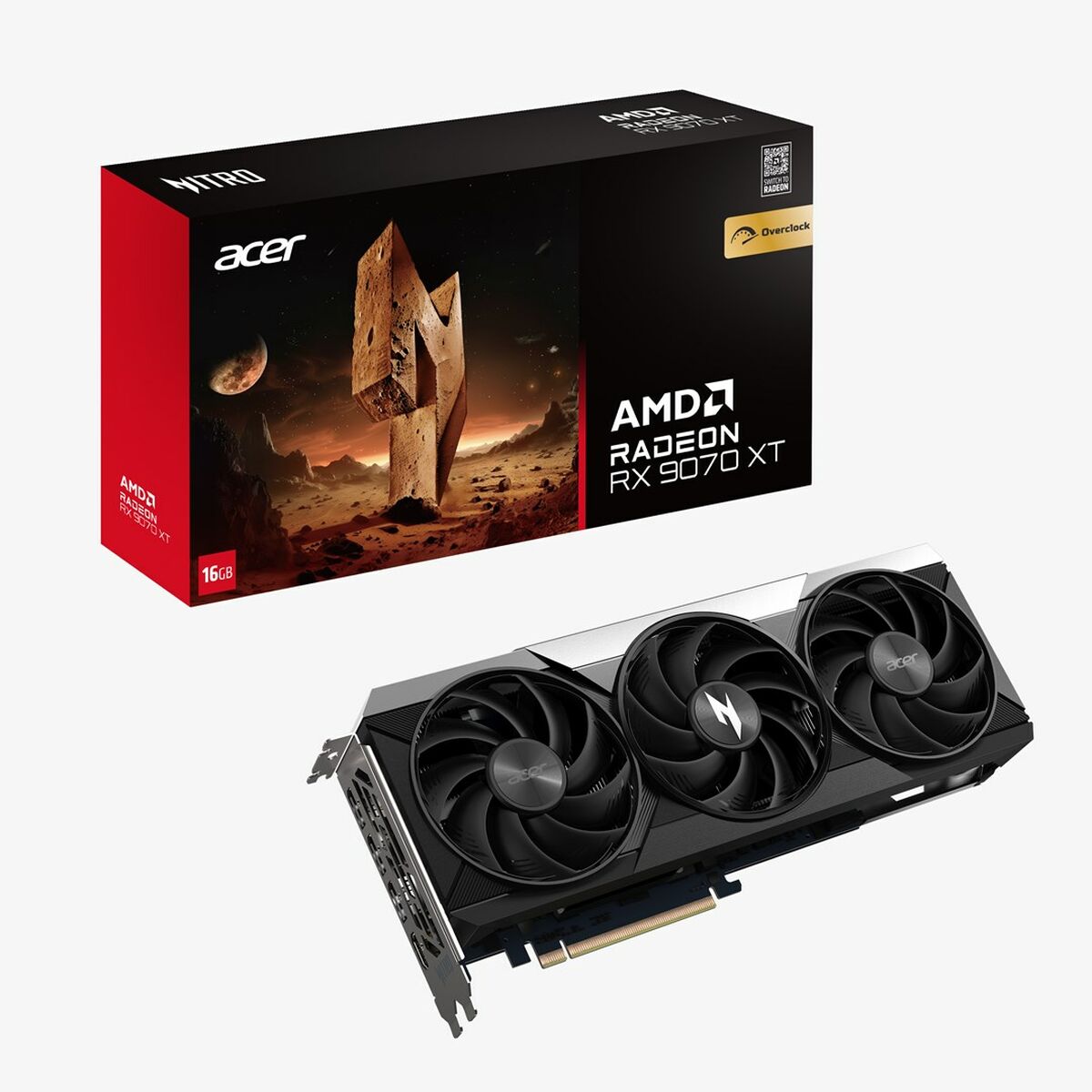 Afbeeldingen van Graphics card Acer DP.Z4DWW.P01 radeon rx 9070 xt 16 GB GDDR6