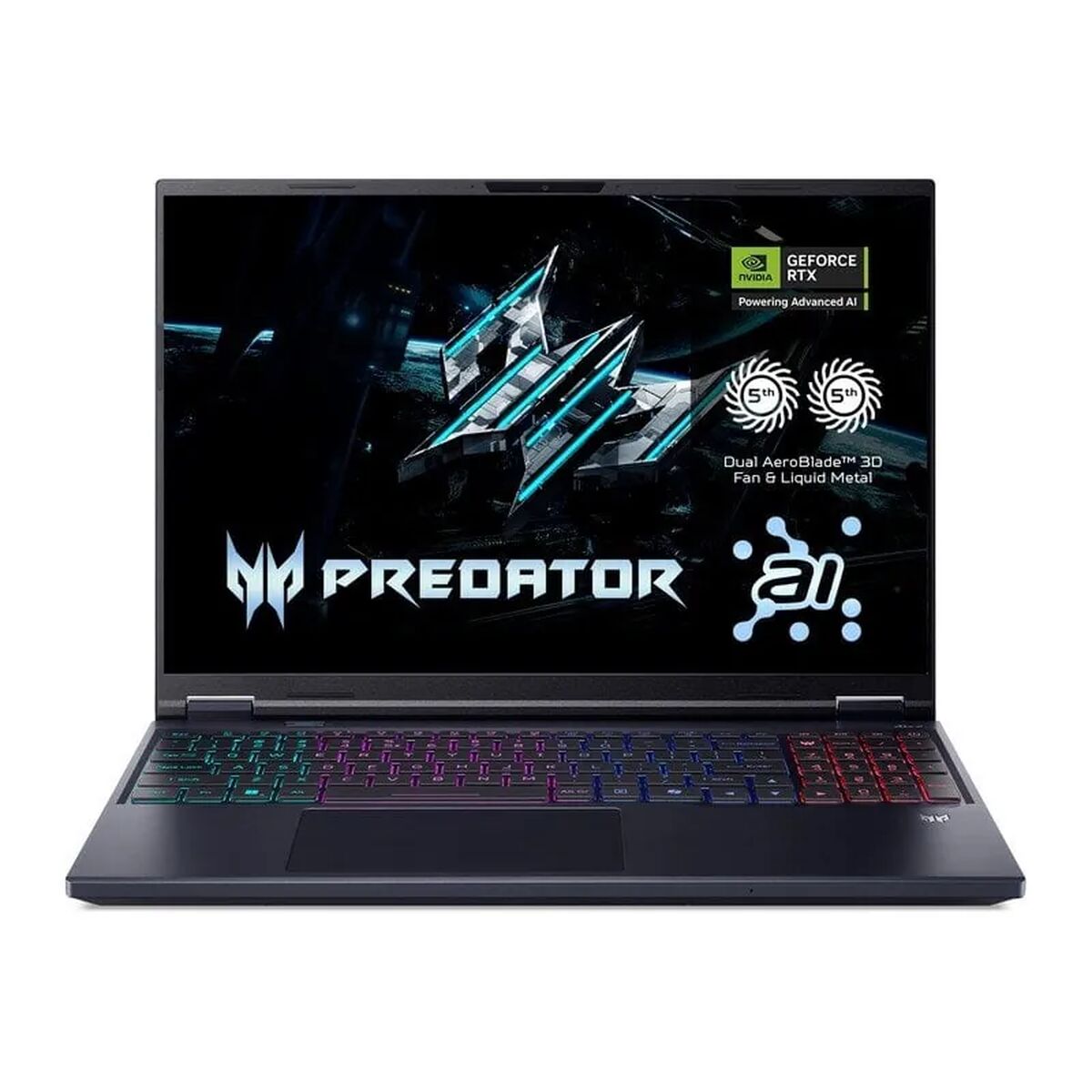 Obrazek Laptop Acer NH.QX4EB.006 16,1" Intel Core Ultra 9 185H 32 GB RAM 1 TB SSD nvidia geforce rtx 5070 ti