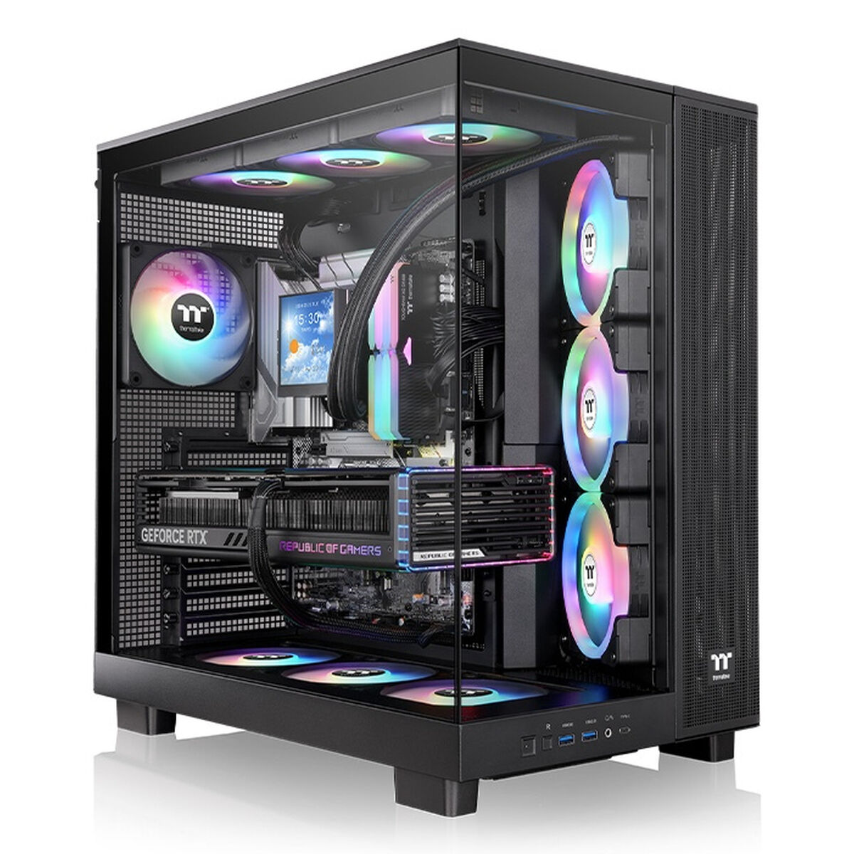 Afbeeldingen van ATX Semi-tower Box THERMALTAKE View 380 XL TG ARGB Black