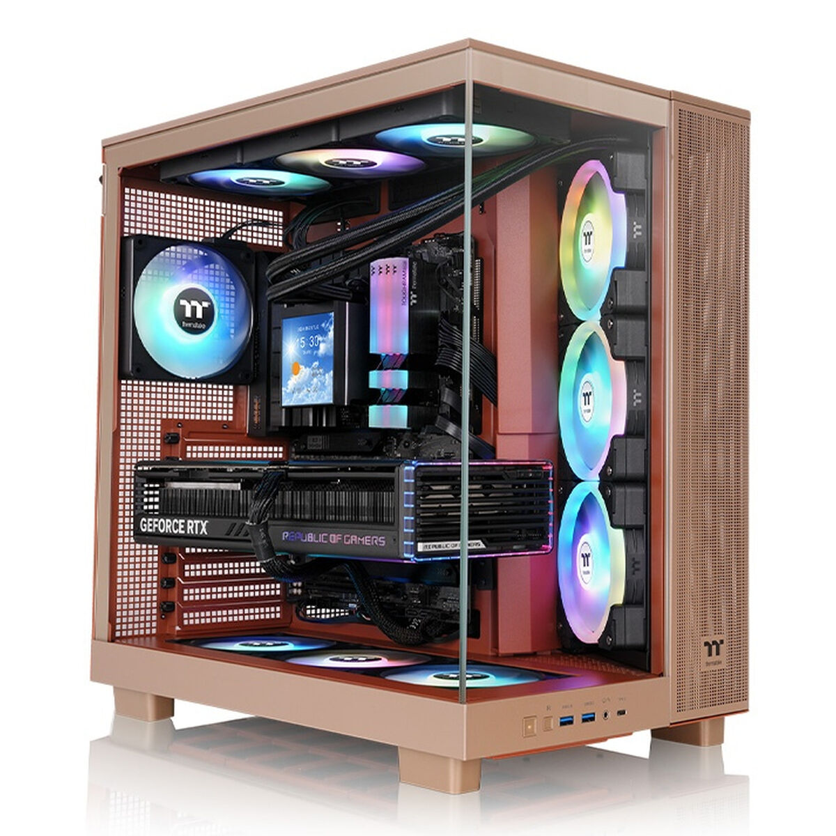 Afbeeldingen van ATX Semi-tower Box THERMALTAKE View 380 XL TG ARGB Midi Tower Arena