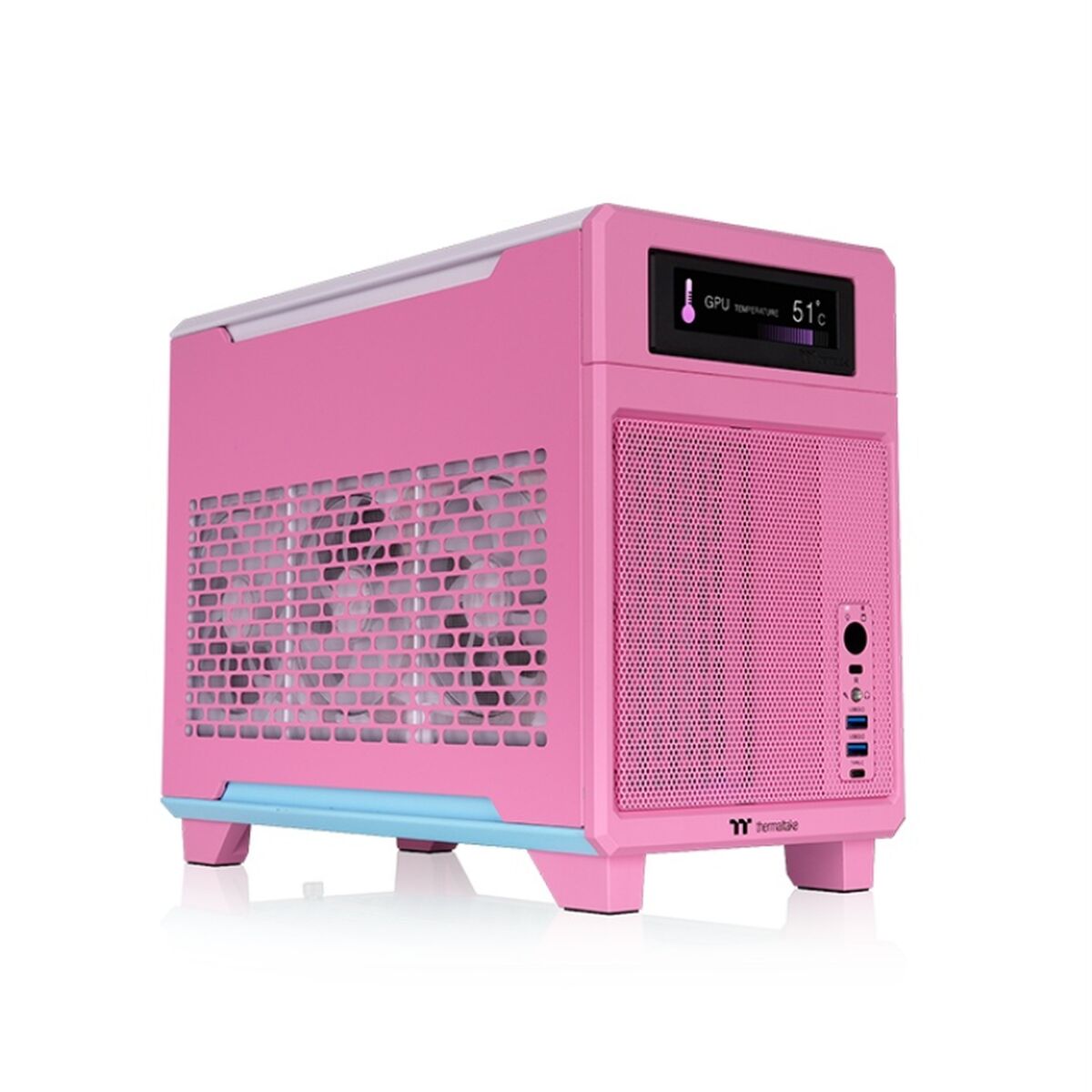 Afbeeldingen van ATX Semi-tower Box THERMALTAKE CA-11A-00SANN-00 Pink