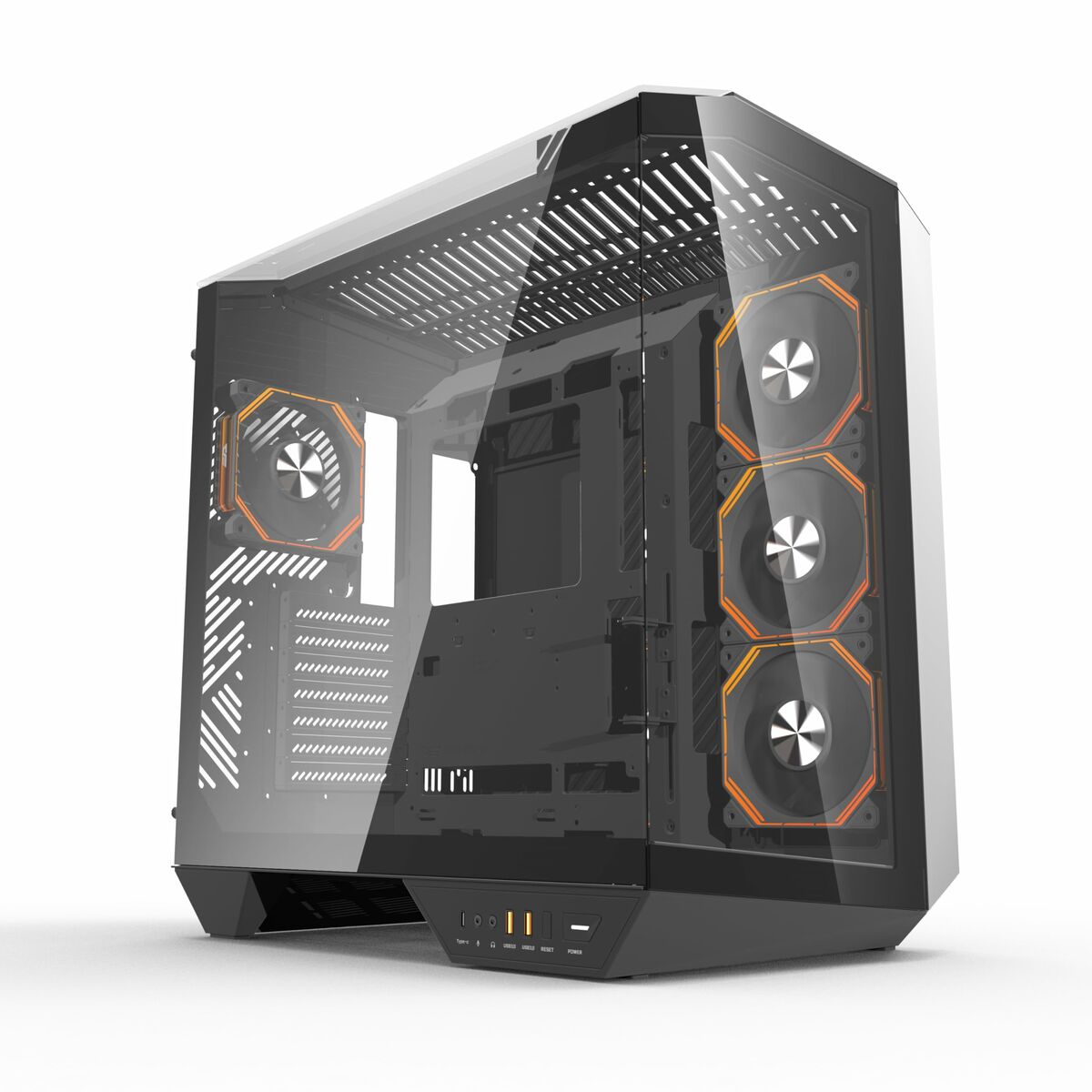 Afbeeldingen van ATX Semi-tower Box DarkFlash DARKFLASH DY470 Black