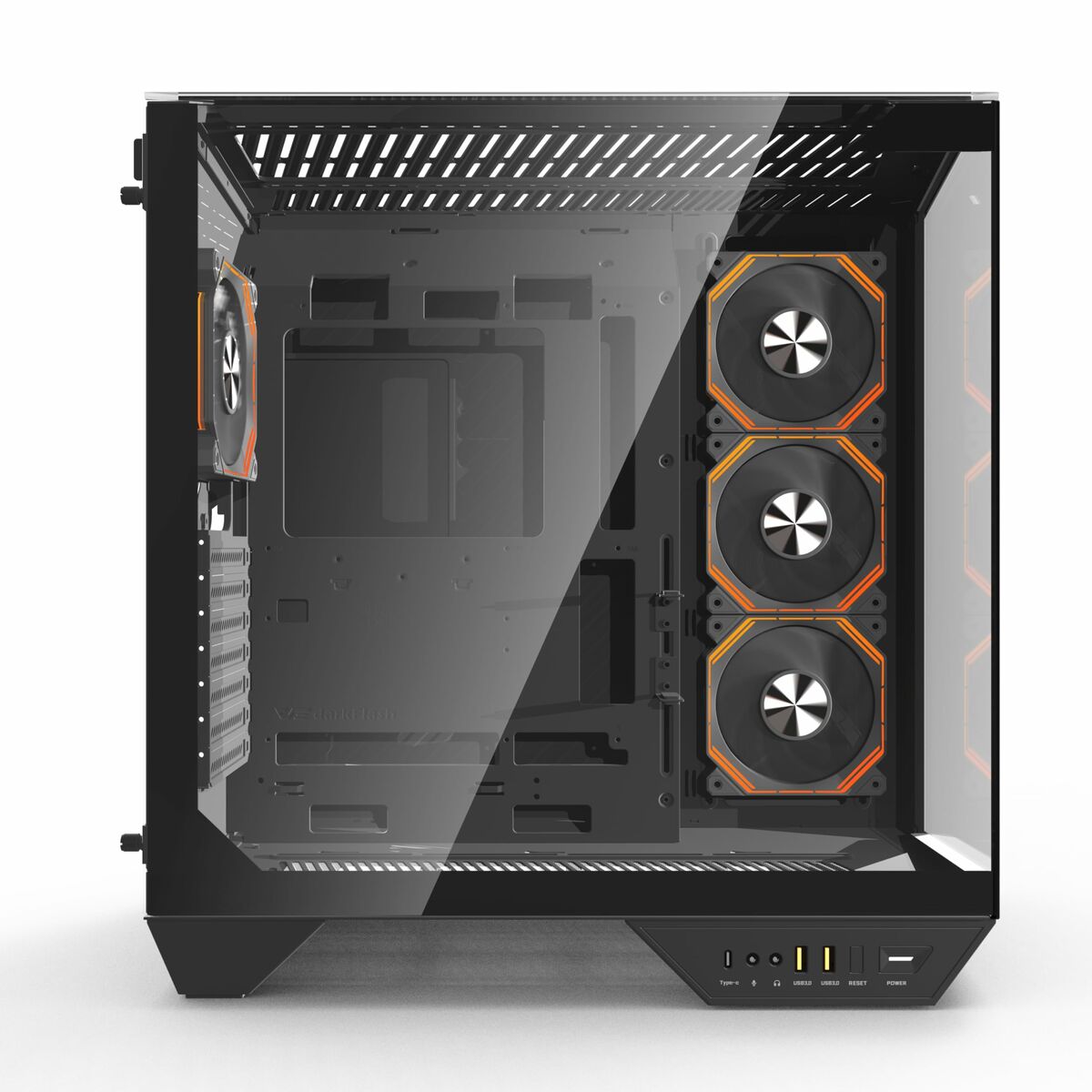 Afbeeldingen van ATX Semi-tower Box DarkFlash DARKFLASH DY470 Black