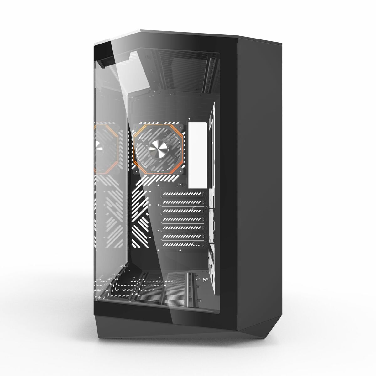 Afbeeldingen van ATX Semi-tower Box DarkFlash DARKFLASH DY470 Black
