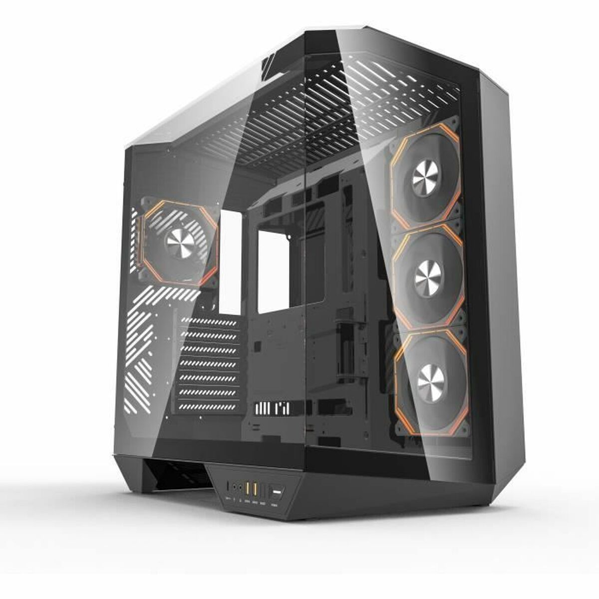 Afbeeldingen van ATX Semi-tower Box DarkFlash DARKFLASH DY470 Black