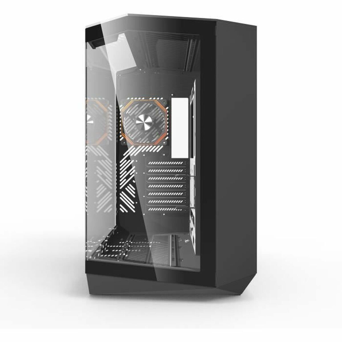 Afbeeldingen van ATX Semi-tower Box DarkFlash DARKFLASH DY470 Black