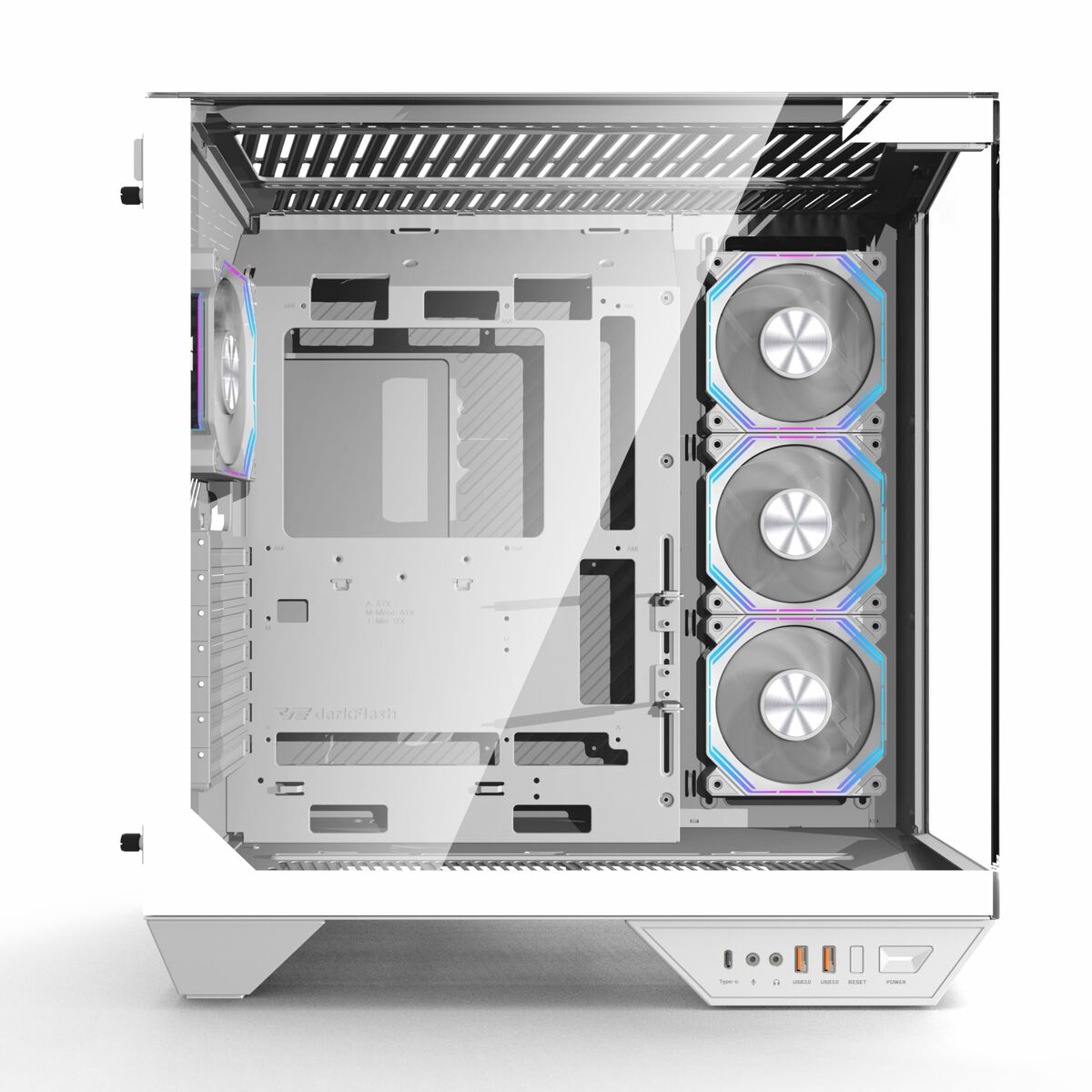 Afbeeldingen van ATX Semi-tower Box DarkFlash DY470 White