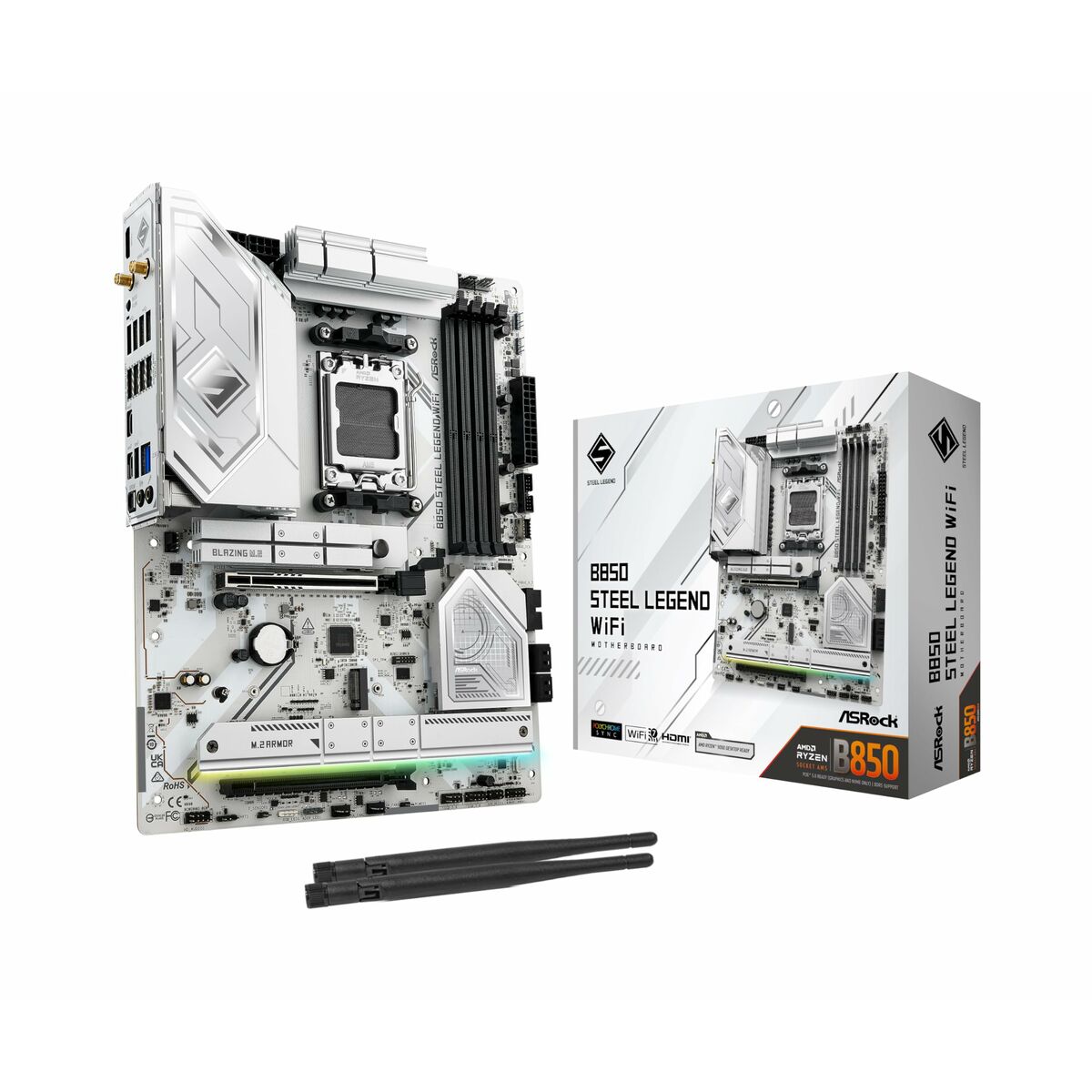 Afbeeldingen van Motherboard ASRock B850 STEEL LEGEND WIFI