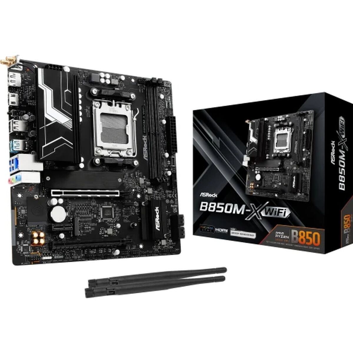 Afbeeldingen van Motherboard ASRock 90-MXBRU-A0UAYZ AMD AM5 AMD