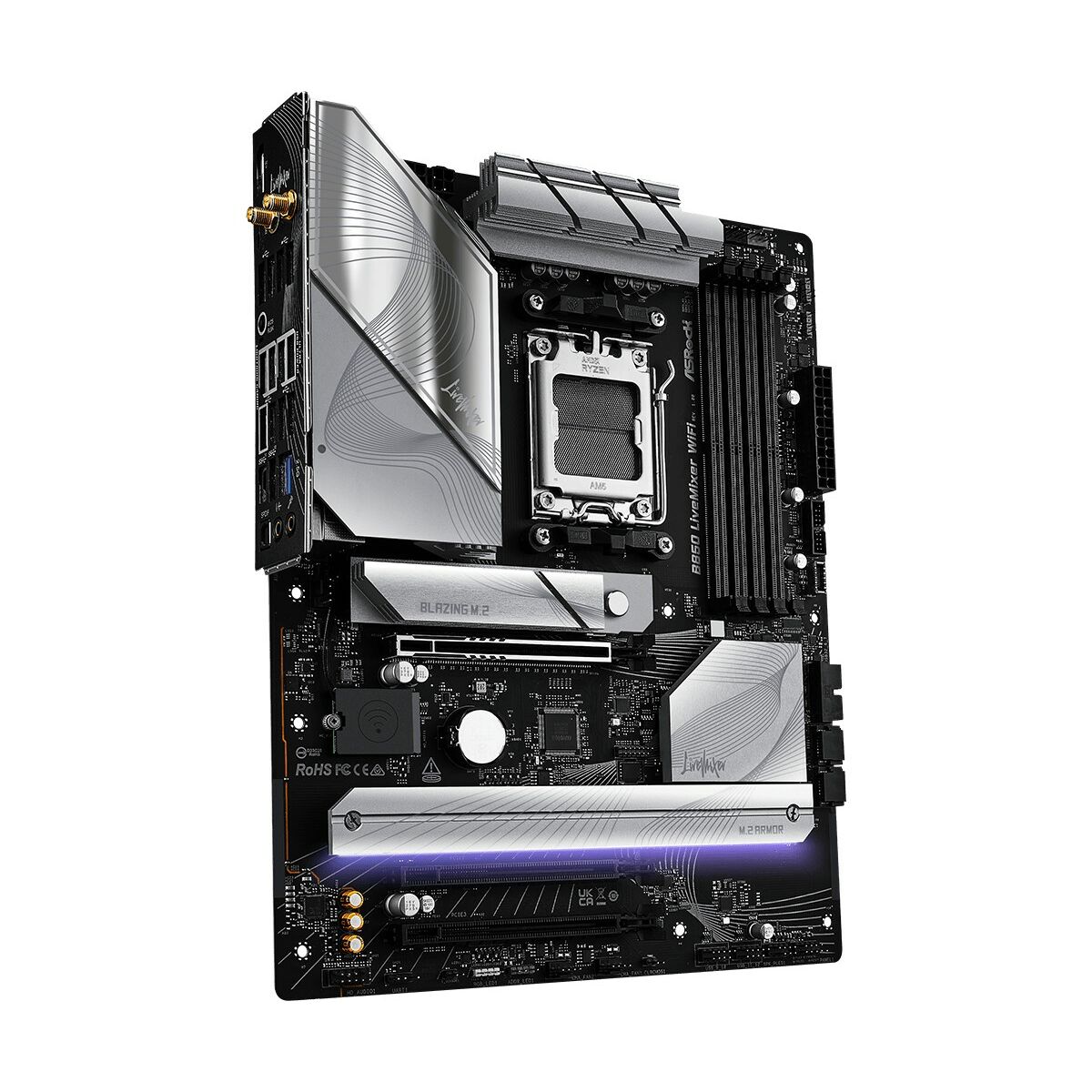 Kép Motherboard ASRock B850 LiveMixer WiFi Intel Wi-Fi 6 AMD AM5
