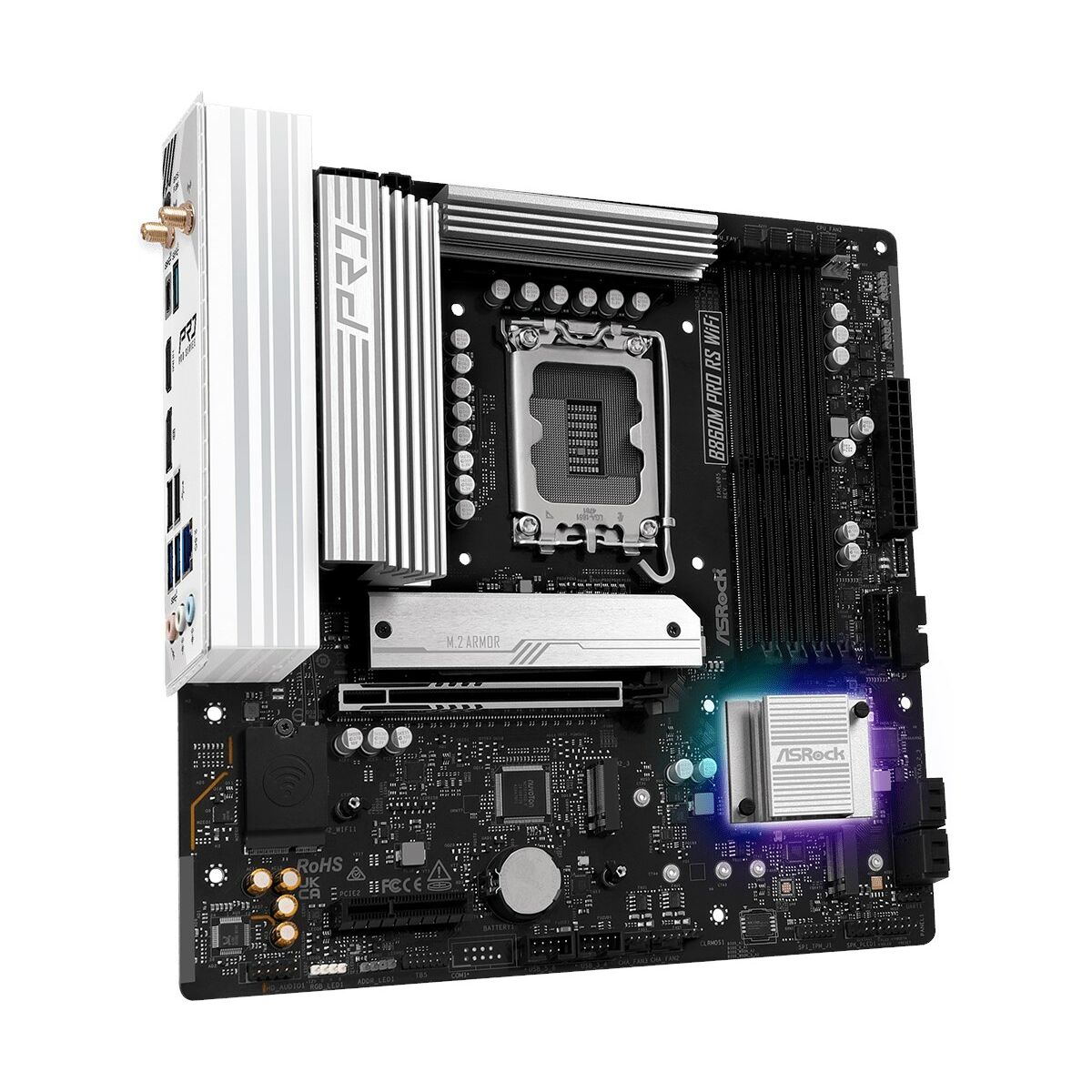 Image secondaire de Carte Mère ASRock B860M Pro RS WiFi Intel B860 LGA 1851