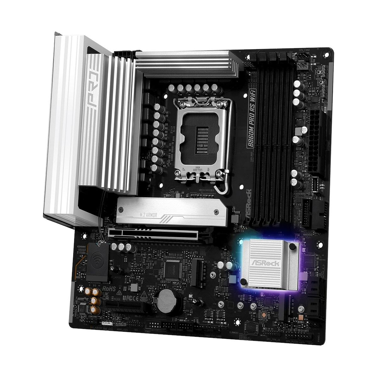 Afbeeldingen van Motherboard ASRock B860M Pro RS WiFi Intel B860 LGA 1851